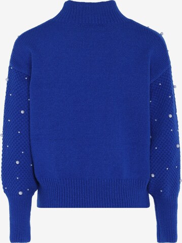 faina - Pullover em azul