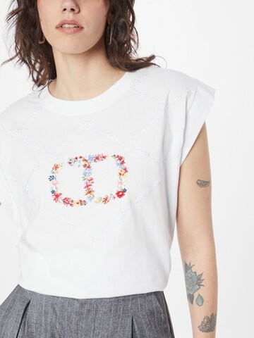 T-shirt Twinset en blanc