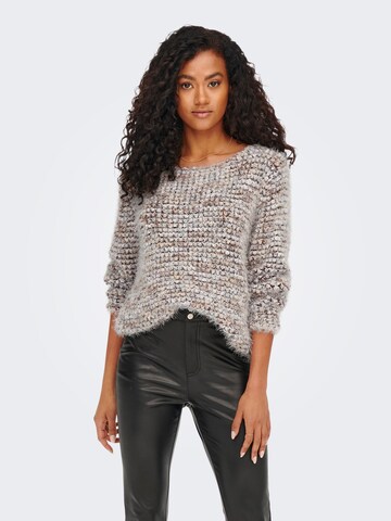 ONLY Sweater 'Annabel' in Brown: front