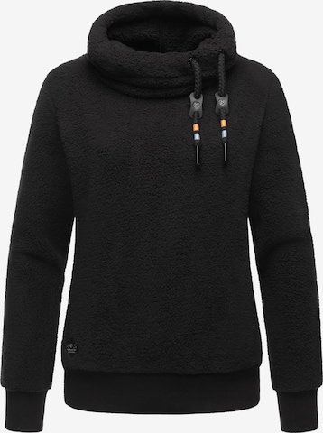 Ragwear Sweatshirt 'Menny' in Zwart: voorkant