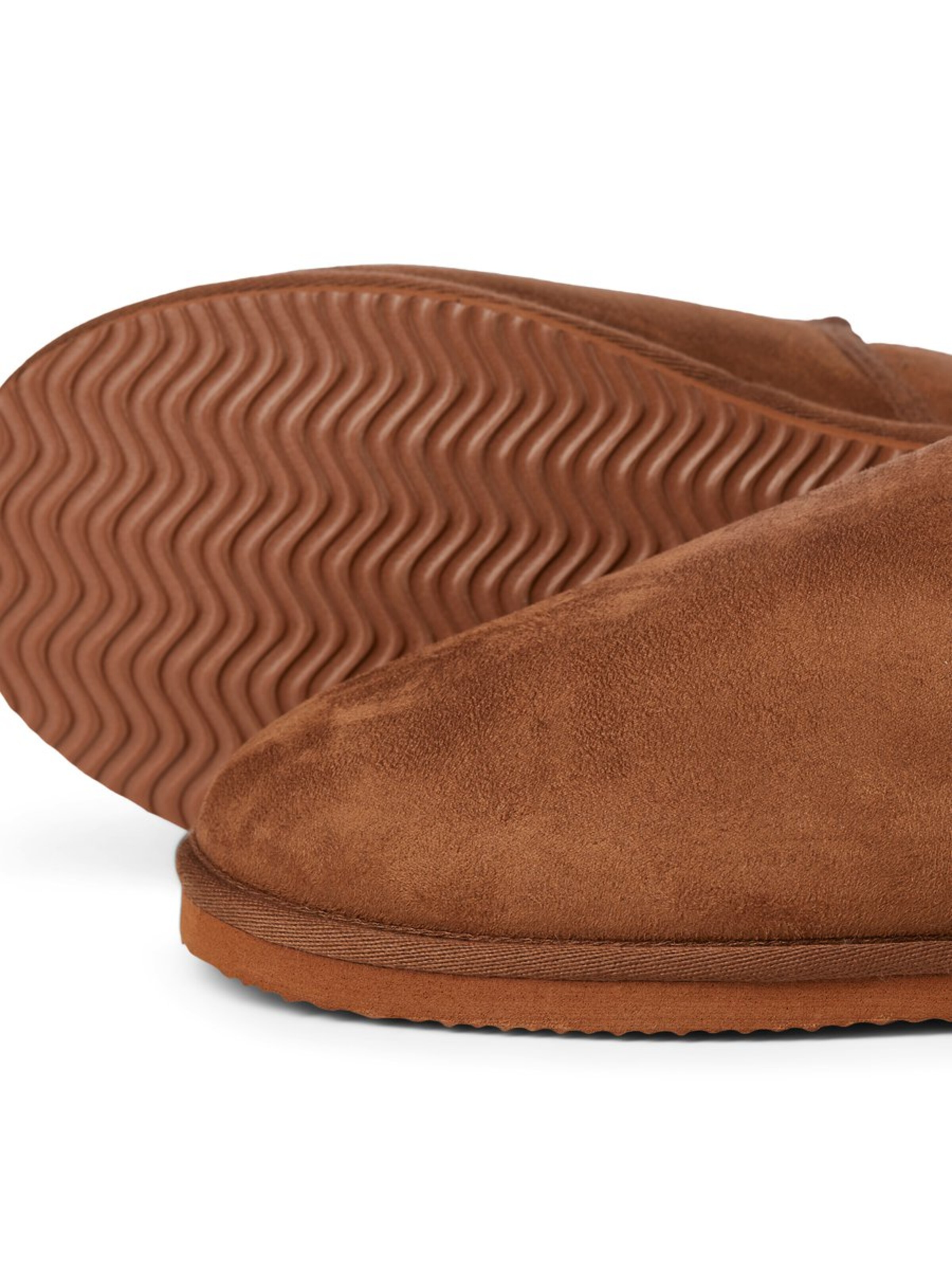 Männer Offene Schuhe JACK & JONES Hausschuh 'PETE' in Braun - PL81073 Männer Offene Schuhe JACK & JONES Hausschuh 'PETE' in Braun - PL81073