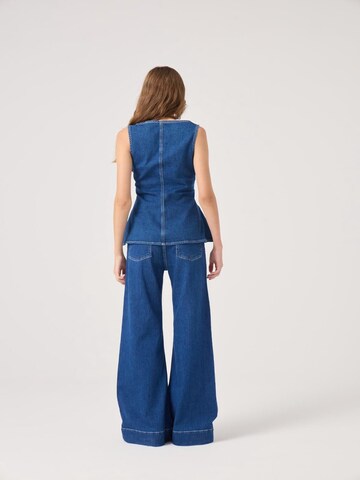 HOLLY LOLLY Bluse in Blau