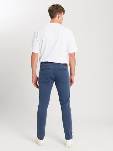 Cross Jeans Tapered Chinohose in Blau
