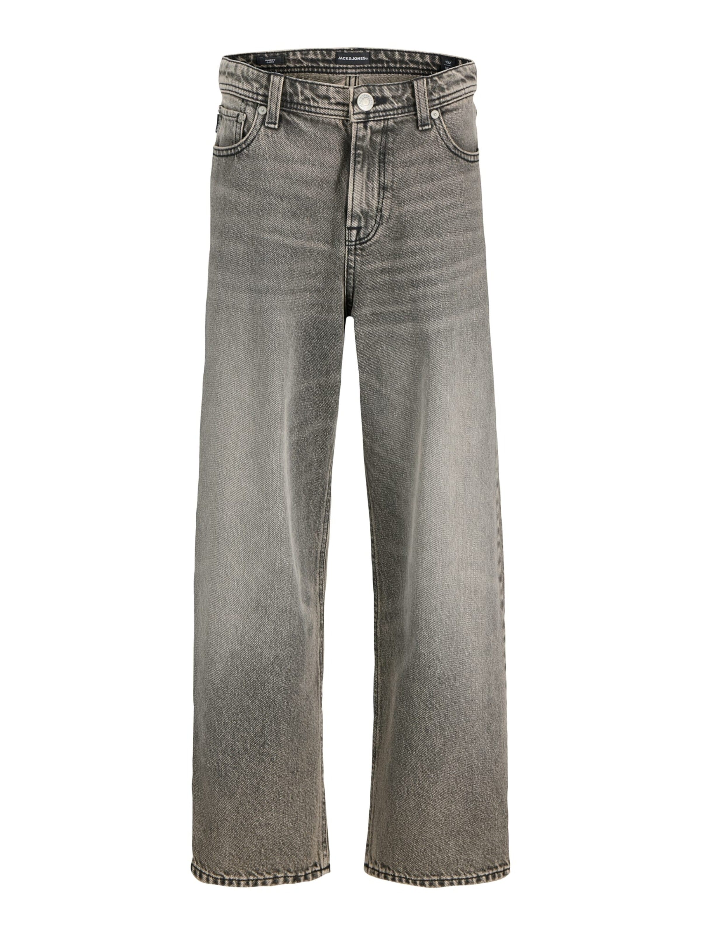JACK & JONES Baggy Jeans 'chris' in Grey: front
