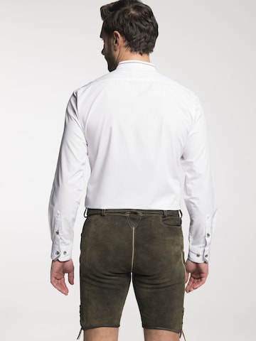 SPIETH & WENSKY Regular fit Traditional button up shirt 'Danton' in White