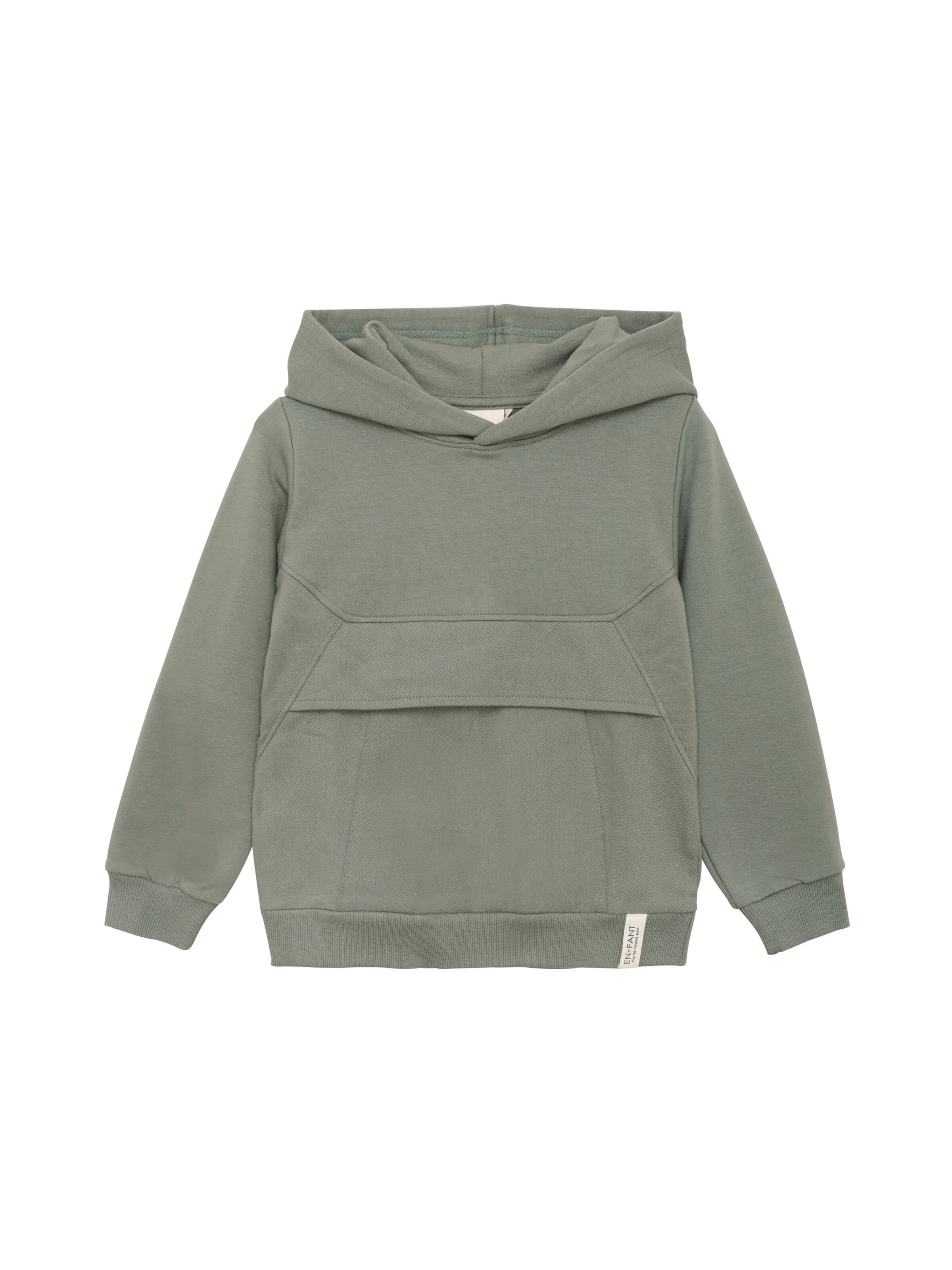 EN FANT - Sweatshirt em verde: frente