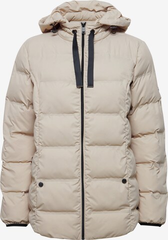 Fransa Winter Jacket 'Bafab' in Beige: front