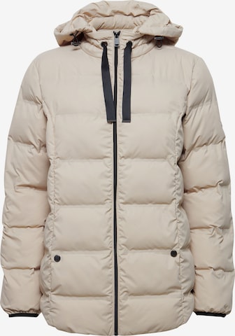 Fransa Winter Jacket 'Bafab' in Beige: front