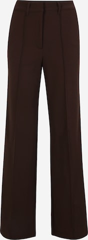 VERO MODA Wide leg Pleated Pants 'Becky' in Brown: front