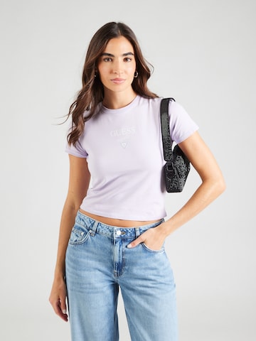 GUESS Originals T-Shirt in Lila: Vorderseite