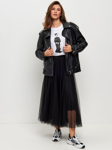 CAT by Maniita Lacitta Shirt 'CAT IN BLACK' in Wit