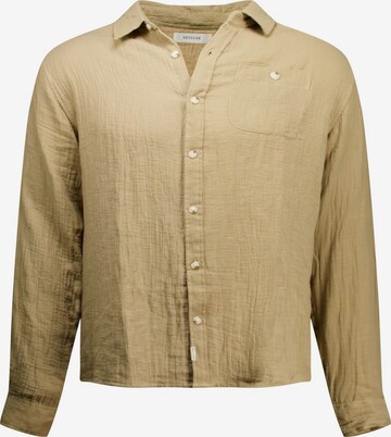 Deeluxe Regular fit Zakelijk overhemd 'Dorus' in Bruin: voorkant