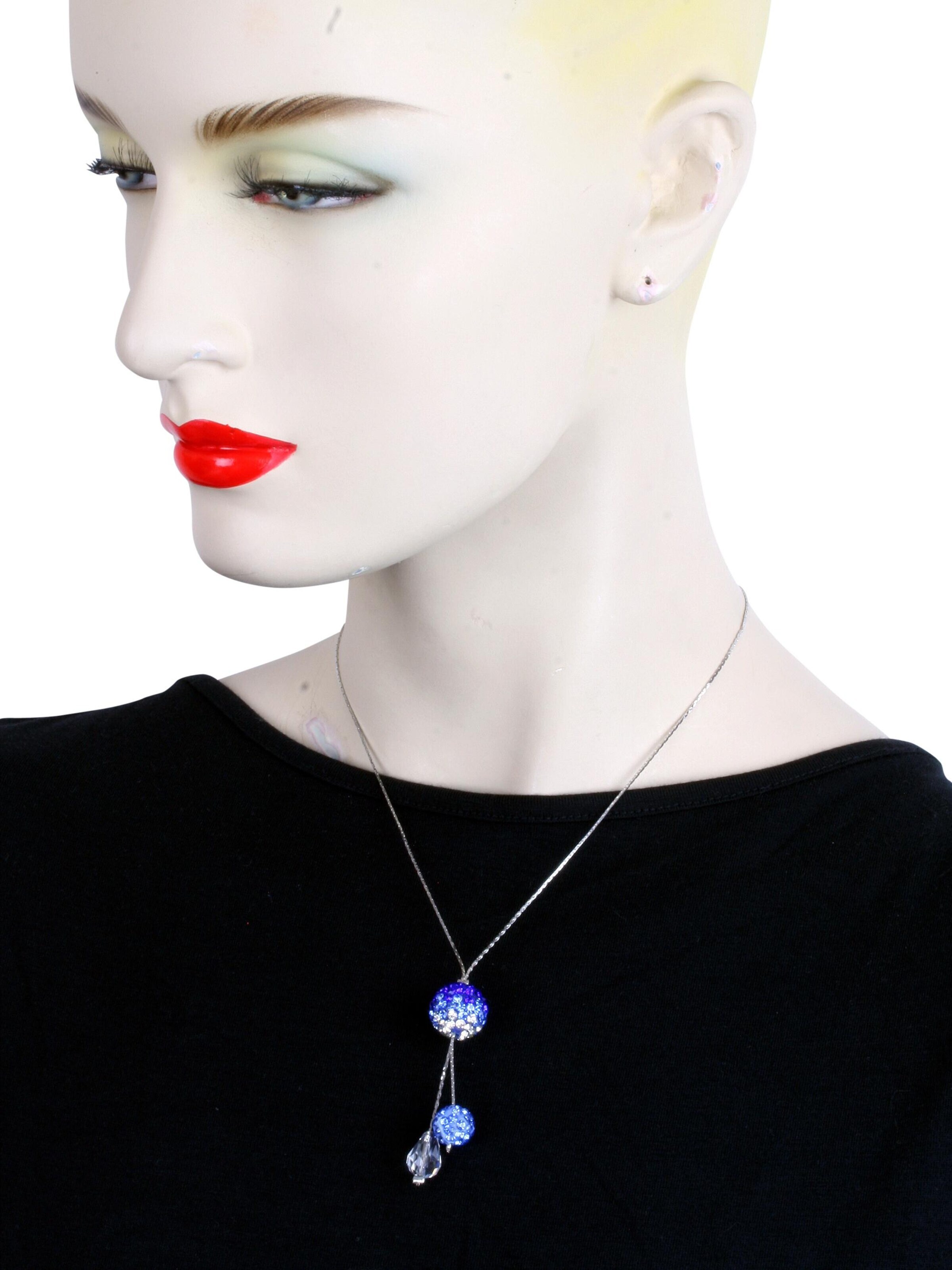 COLLEZIONE ALESSANDRO Necklace 'Valea' in Blue