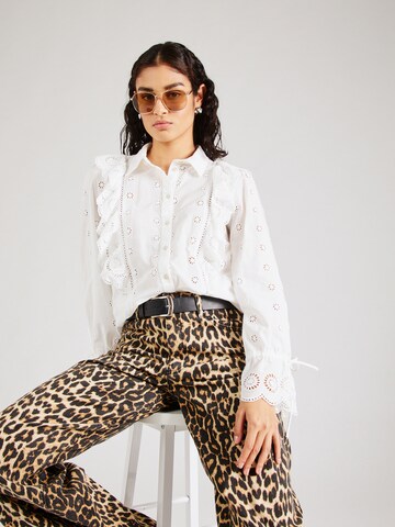 VILA ROUGE EDIT - Blusa 'VIHOLLA ROU' en blanco