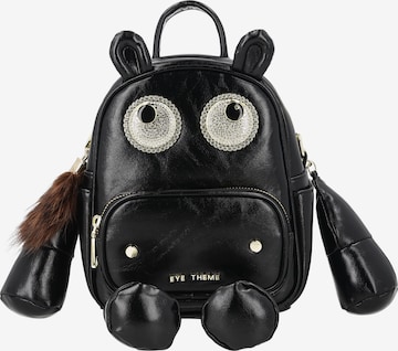 MYMO - Mochila 'Eye Theme' en negro: frente