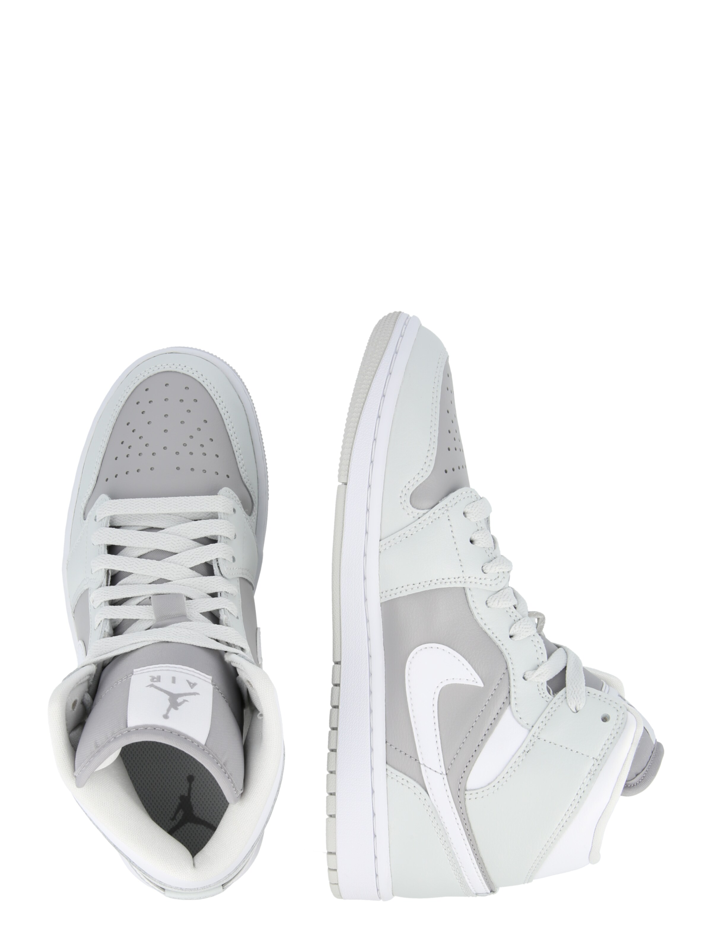 Jordan Sneakers hoog 'Air Jordan 1' in Grijs, Lichtgrijs | ABOUT YOU