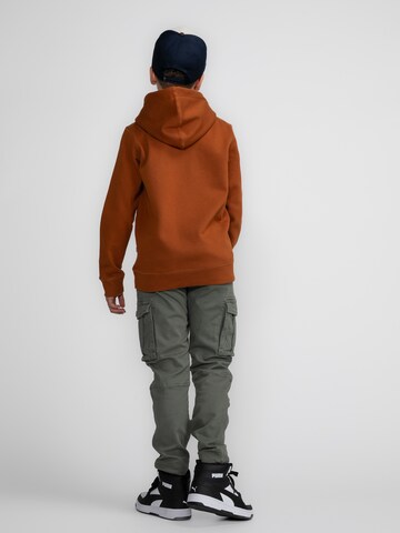 Petrol Industries Sweatshirt 'Fishhook' in Brown