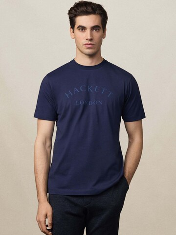 Hackett London Shirt 'Heritage Ess' in Blauw: voorkant