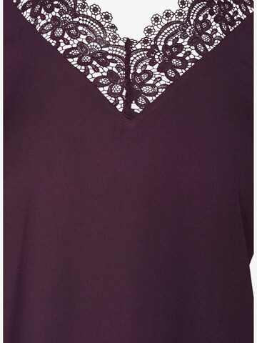 Zizzi Bluse 'ECARLA' in Lila