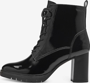 TAMARIS - Botines con cordones en negro