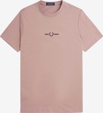 Fred Perry Shirt in Roze: voorkant