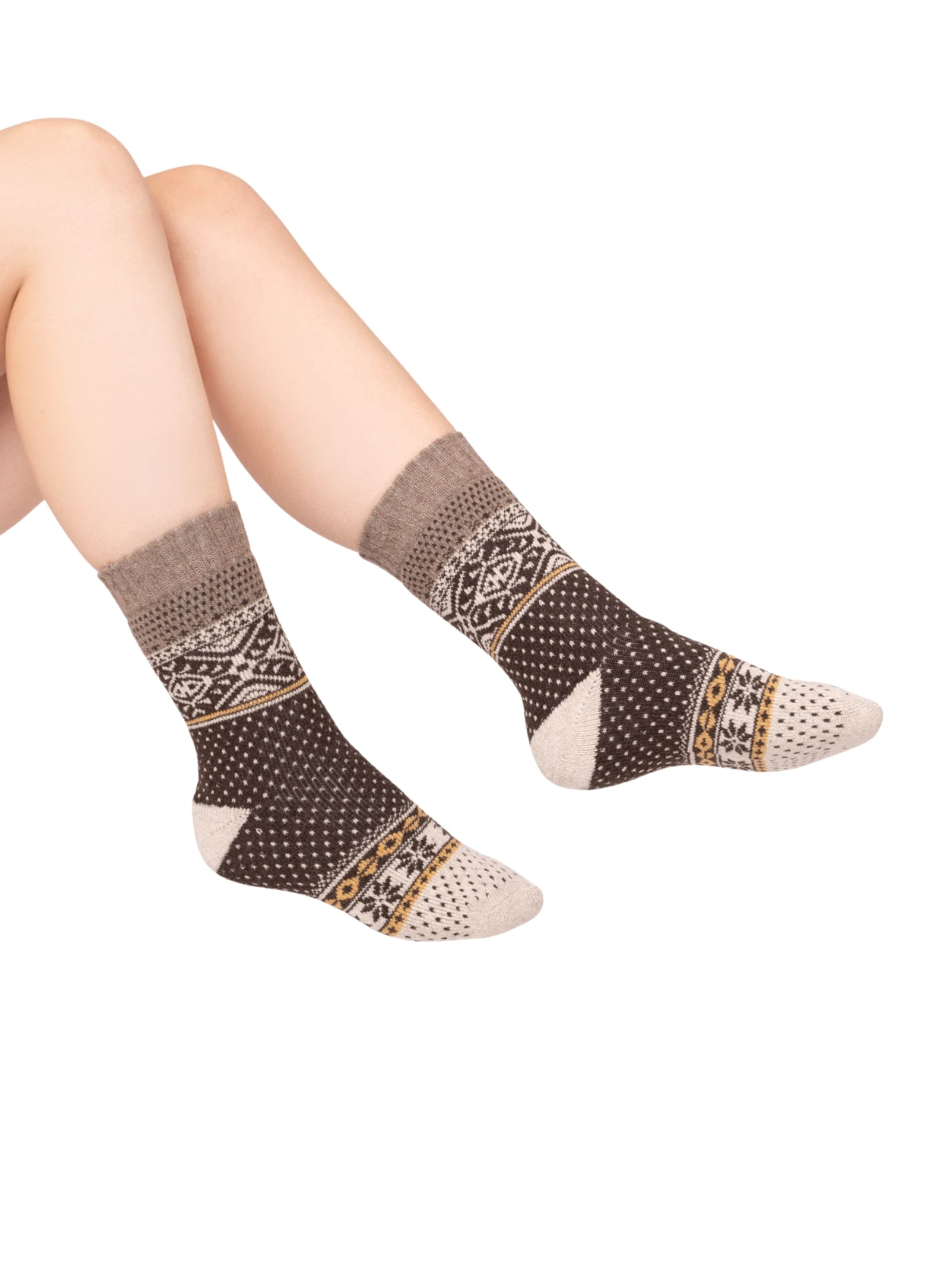 HomeOfSocks Socks 'HOS456' in Brown