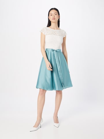 SWING Cocktail Dress in Blue: front