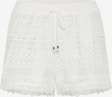 Regular Pantalon 'Honey' VERO MODA en blanc : devant