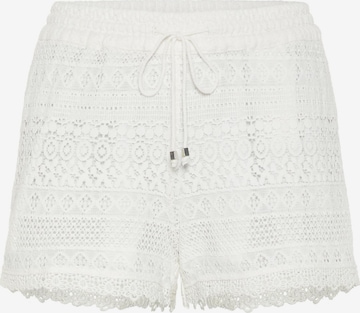 VERO MODA Bukser 'Honey' i hvid: forside