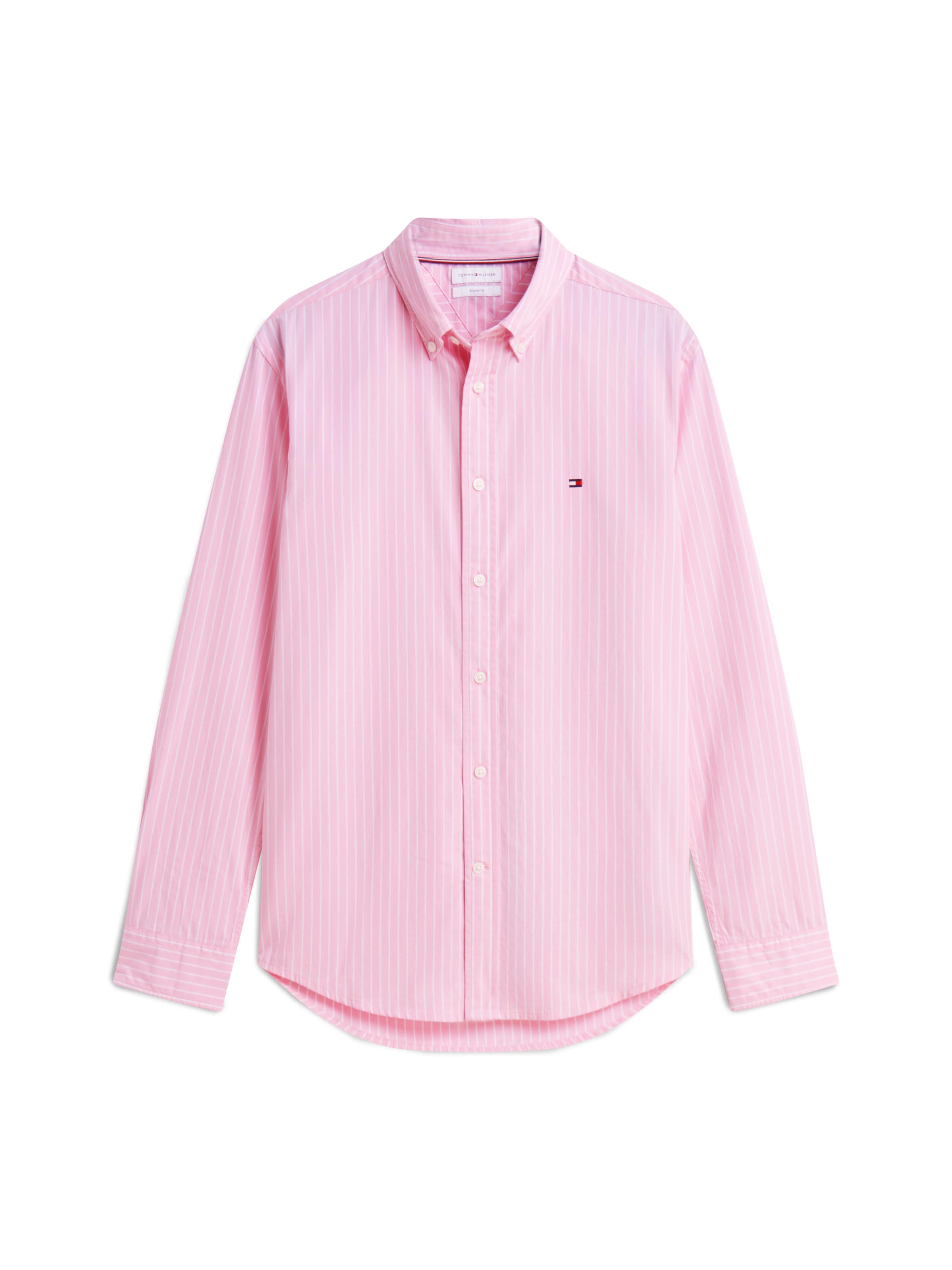 TOMMY HILFIGER Slim fit Skjorta 'FLEX' i rosa: framsida