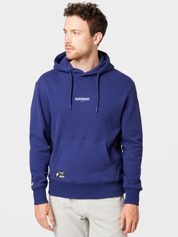 Superdry Sweatshirt in Blue: front