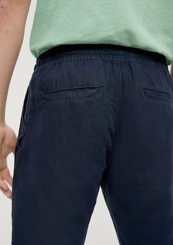 QS Tapered Trousers in Blue