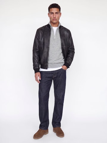 Pull-over 'JJESOHO OLLIE' JACK & JONES en gris
