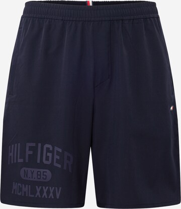 TOMMY HILFIGERregular Sportske hlače - plava boja: prednji dio