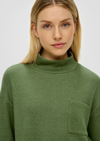 s.Oliver Sweatshirt in Groen