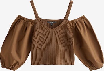 NextTop s naramenicama - smeđa boja: prednji dio