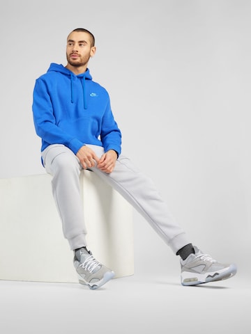 mėlyna Nike Sportswear Megztinis be užsegimo 'Club Fleece'