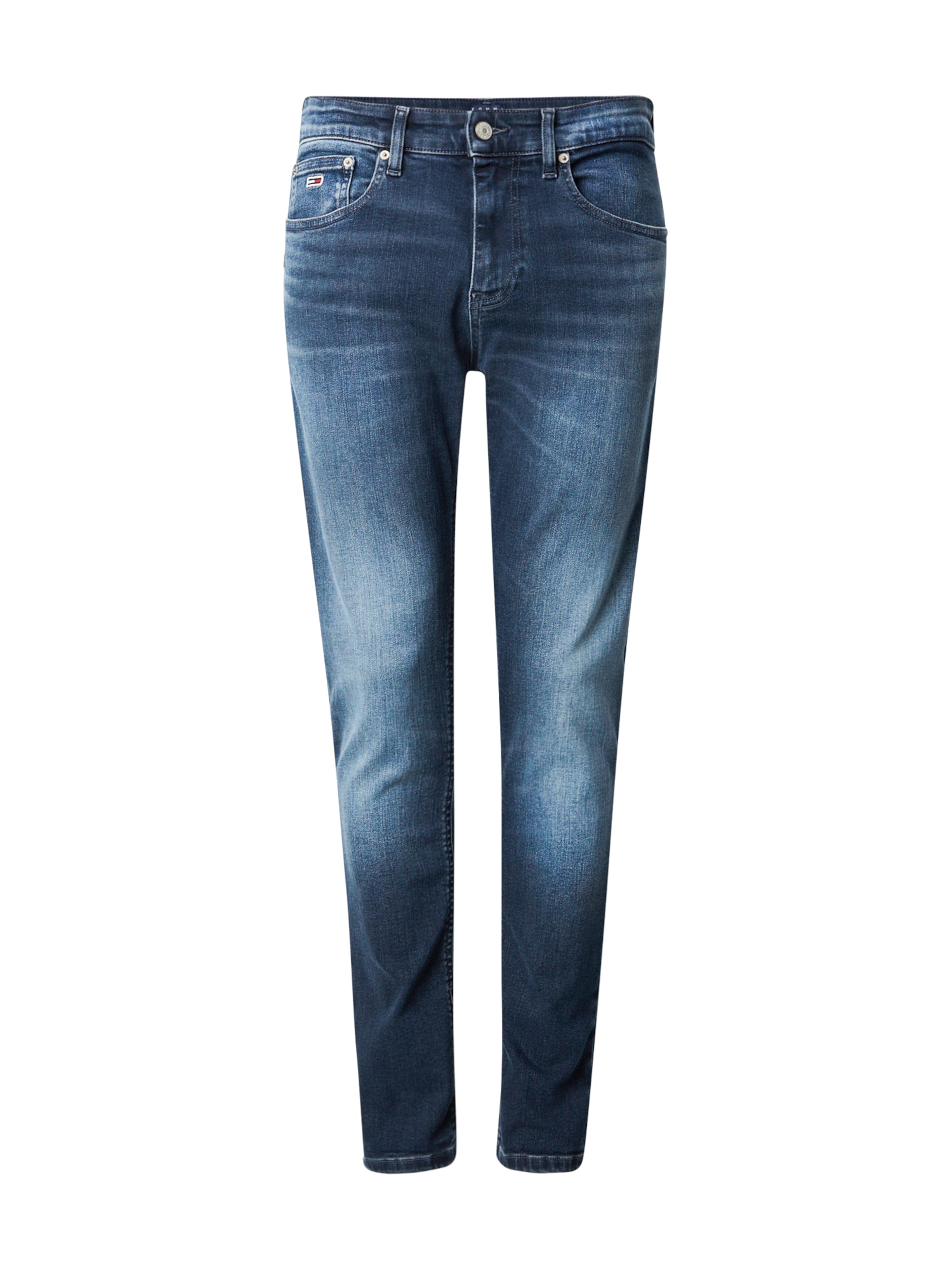 Tommy Jeans Слим фит Дънки 'Austin' в синьо: отпред