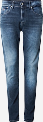 Tommy Jeans - Slimfit Vaquero 'Austin' en azul: frente