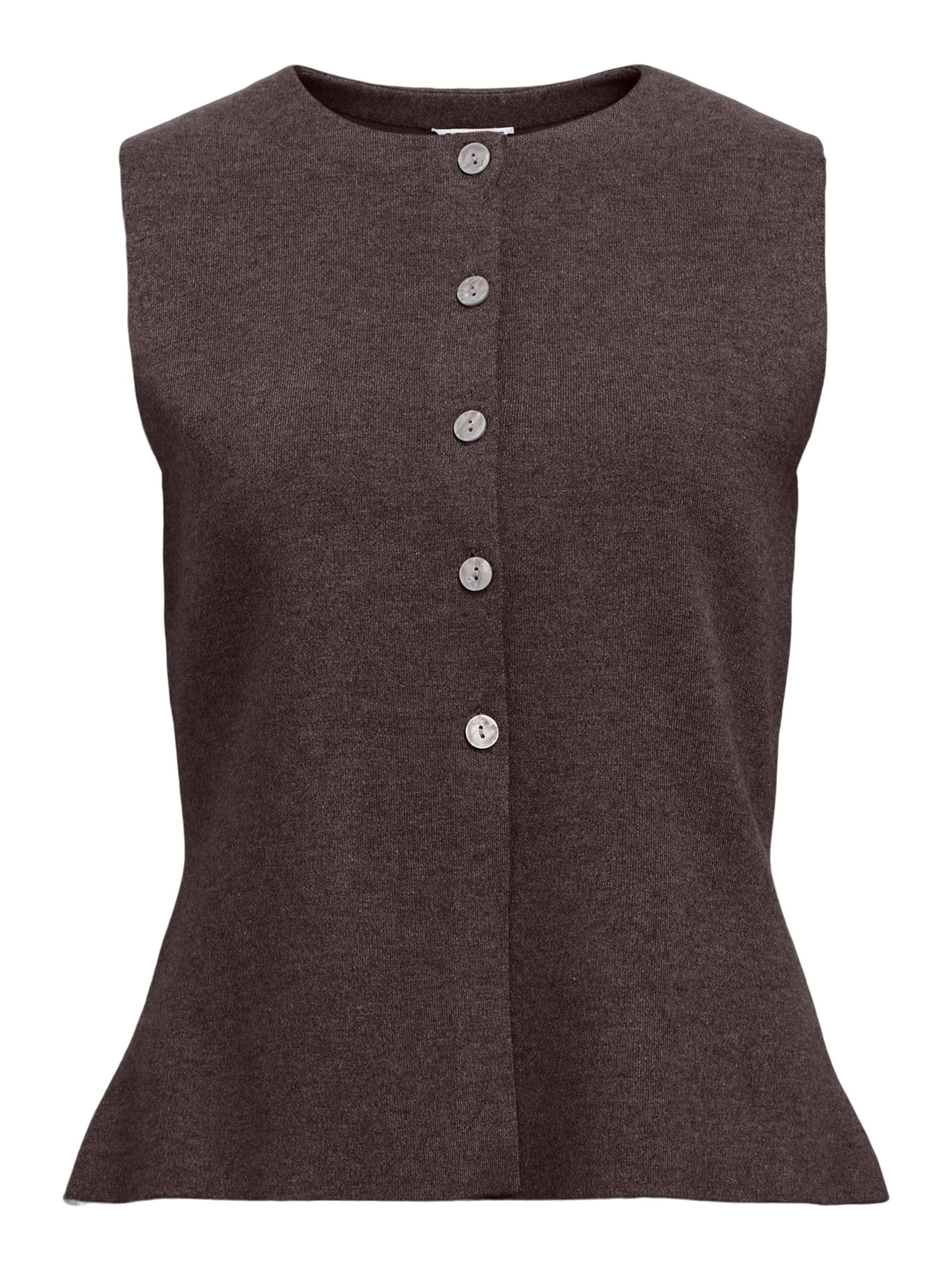 OBJECT Vest 'OBJREYNARD' i brun: forside