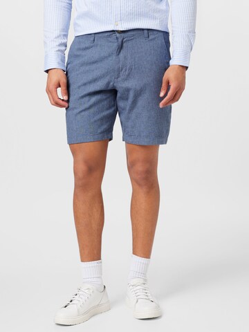 HOLLISTER Regular Chino trousers in Blue: front