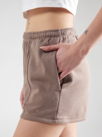 Nike Sportswear Normální Kalhoty – hnědá
