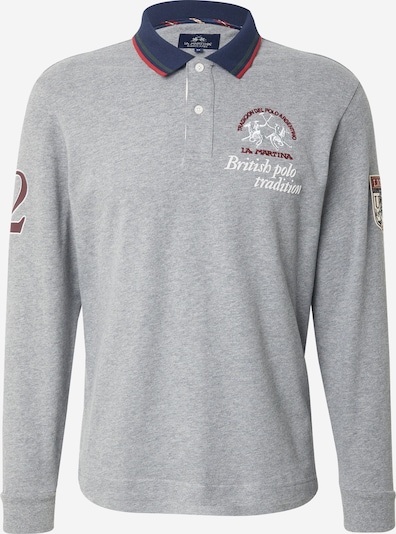 La Martina Paita värissä marine / meleerattu harmaa / valkoinen, Tuotenäkymä