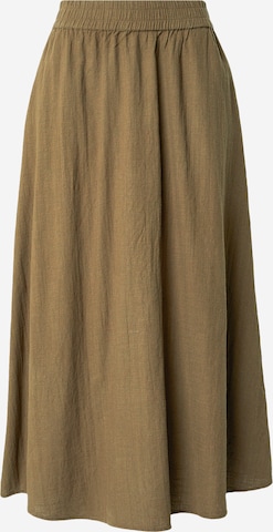 ONLY - Falda 'ONLTIZANA' en verde: frente