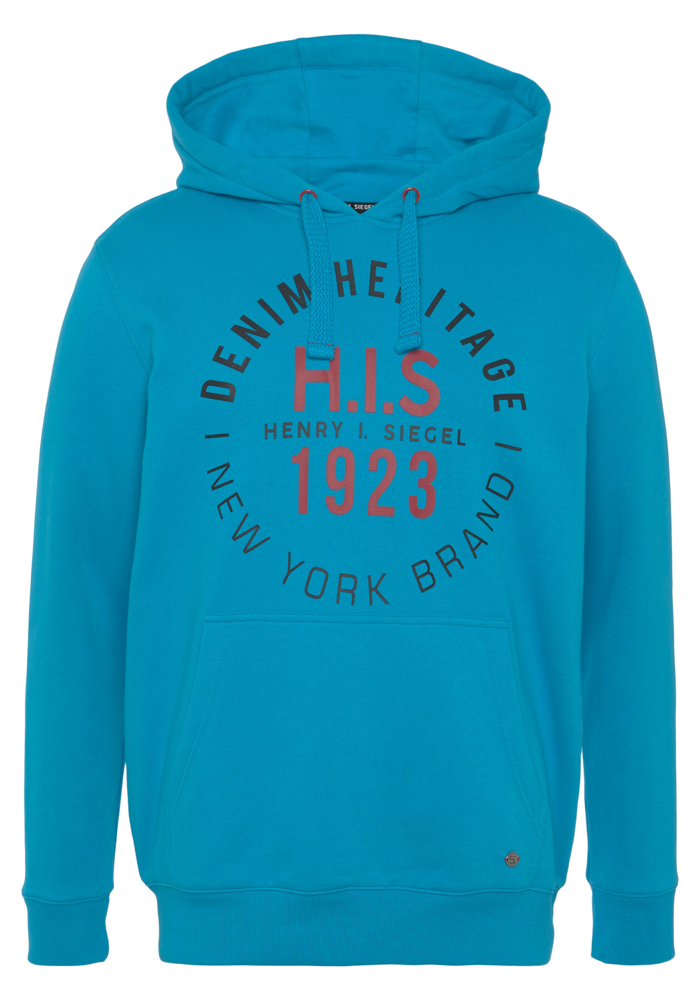 H.I.S Sweatshirt in Blue: front