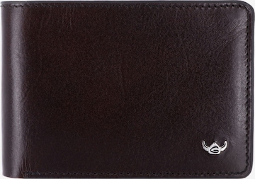 Porte-monnaies 'Colorado' GOLDEN HEAD en marron : devant
