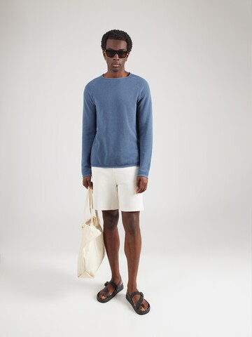 JACK & JONES Pulover 'JWHHILL' | modra barva