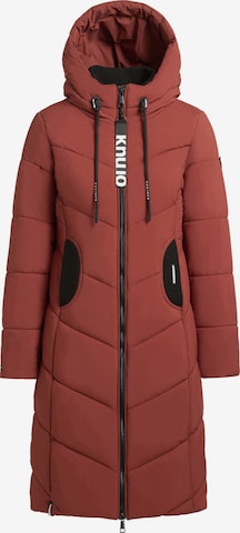 Manteau d’hiver 'ARIBAY4 LIGHT ' khujo en rouge : devant