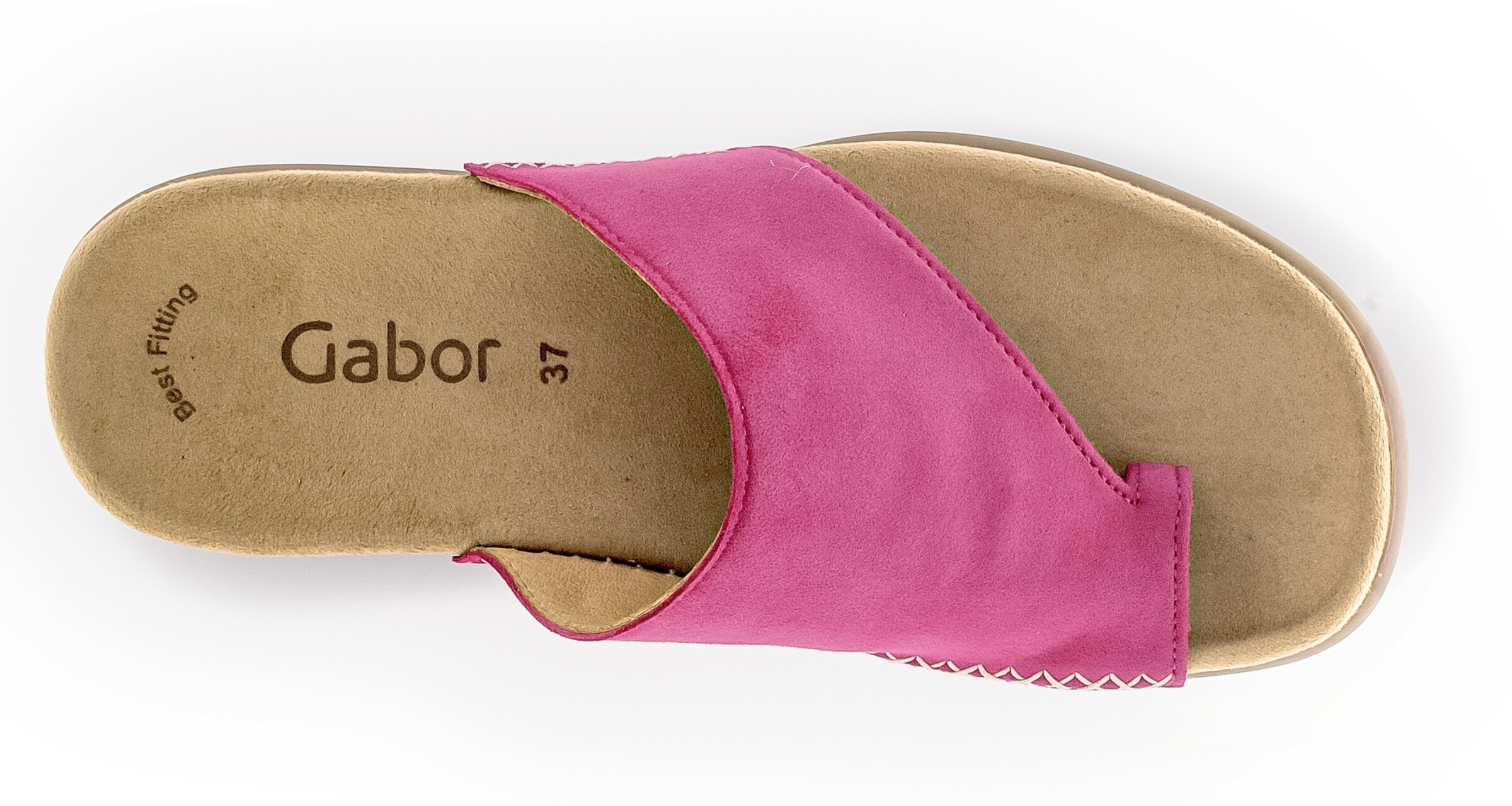 GABOR T-Bar Sandals in Pink