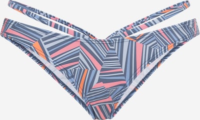 Slip costum de baie 'Lisa' LSCN by LASCANA pe albastru porumbel / albastru deschis / portocaliu caisă / roz deschis, Vizualizare produs